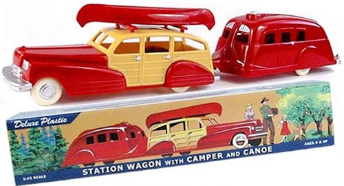 Station wagon camper canoe - camper,
