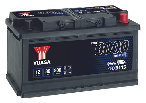Yuasa car battery - yuasa, 12v