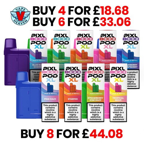 Vape heaven pixl 8000 - vape,