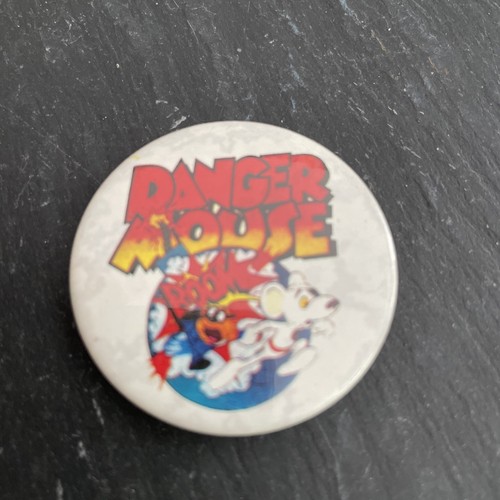 Vintage pin badge danger - vintage,