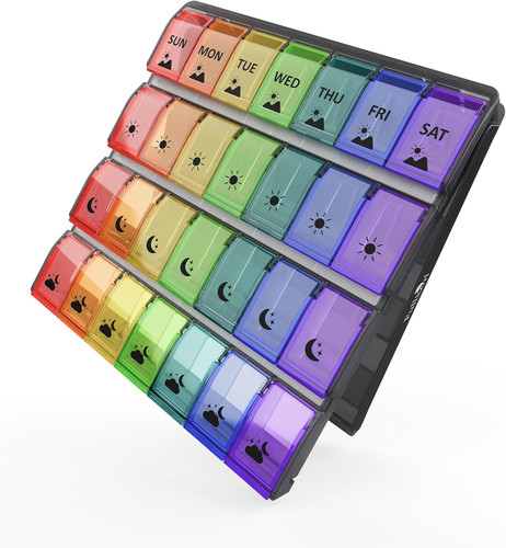 Quick refill pill box times - box, 4