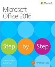 Microsoft Office 2016 Step by Step by Frye, Curtis Book The Cheap Fast Free Post