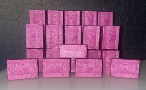 Playmobil pink hay - pink, bales