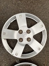 CHEVROLET KALOS 1 X SINGLE 14" USED WHEELS TRIMS 07 REG GENUINE PARTS