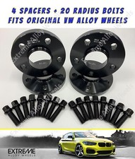 Black Alloy Wheel Spacers 15mm
