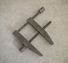 Vintage Toolmaker’s Parallel Clamp – Adjustable Engineer’s Steel Clamp – Used