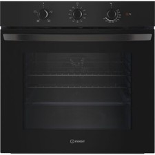 Indesit IO 233 B UK Click&Clean Built In 60cm Electric Single Oven Black A