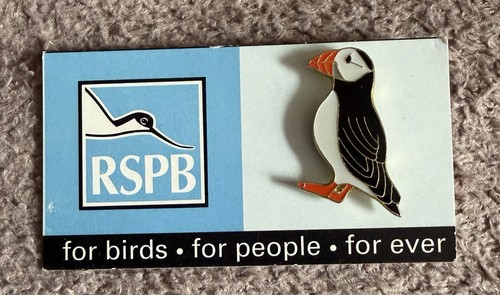 Rspb puffin enamel - pin, badge