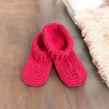 Red Crochet Croc Liners