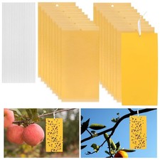 25 Pcs Yellow Sticky Fly Trap