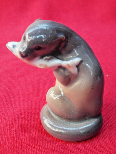Royal copenhagen otter with - copenhagen, "otter