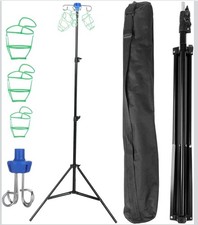 IV Pole IV Stand Stainless Steel Portable Drip Bag Stand Home/Hospital Use