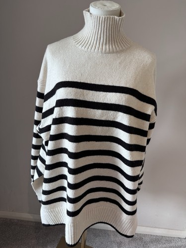 Ladies striped high neck - h&m,