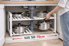 Adjustable Under Sink Storage