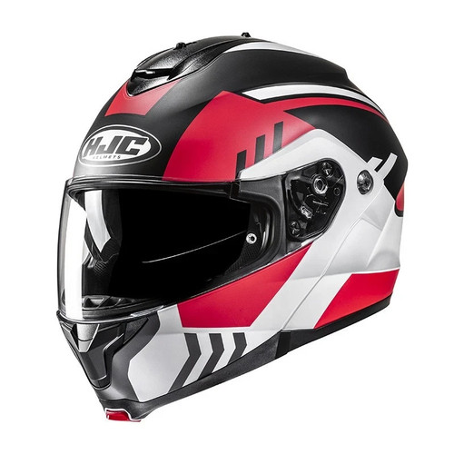 Hjc c91n kaon - red, flip