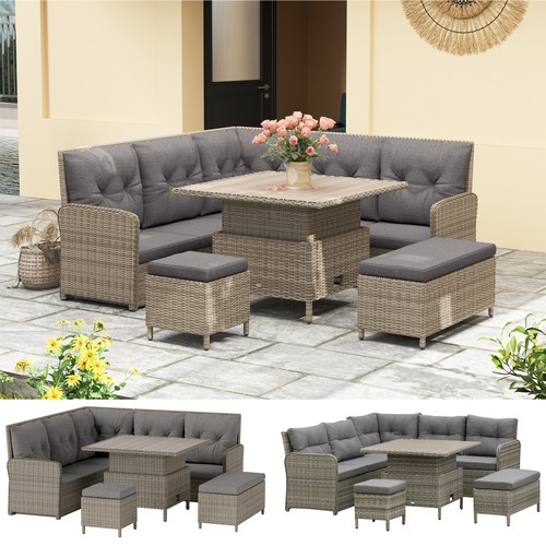 Pcs rattan garden furniture - 6,