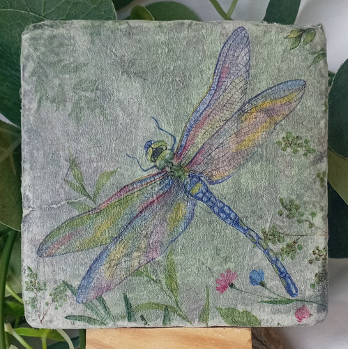 Unique handmade upcycled stone - handmade,