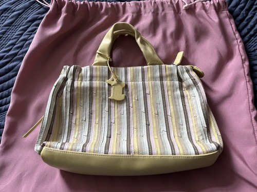 Radley yellow striped medium - yellow,