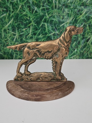 Vintage brass irish setter - vintage,