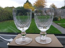 PAIR of WATERFORTD CRYSTAL COLLEEN PORT GLASSES 4"