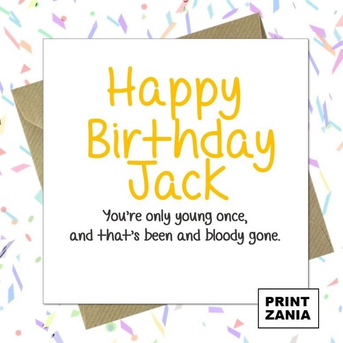 Personalised funny birthday - personalised,