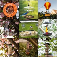 Hanging Wild Bird Feeder Seed Nuts Suet Fat Ball Feeding Station Table Wildlife