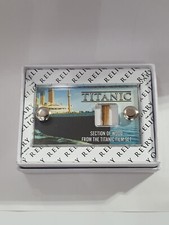 Movie Prop Display Titanic 1997 Screen-Used wood piece set piece with COA