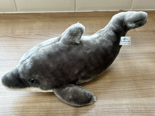 Seaworld dolphin plush soft - dolphin,