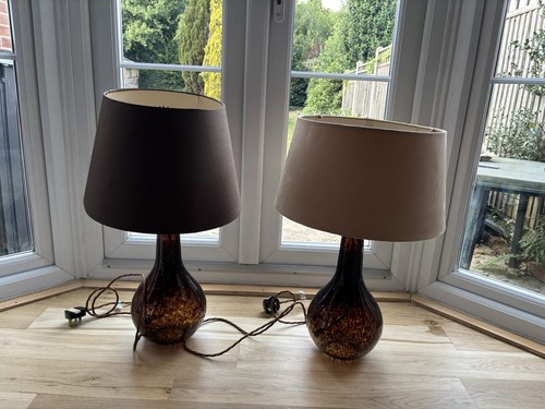 Table lamps pair - table,
