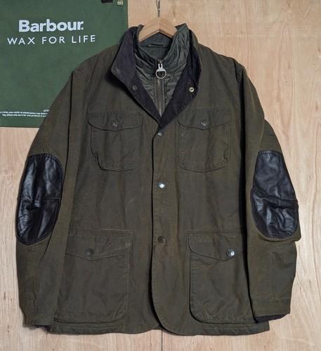 Barbour ogston waxed jacket - barbour,