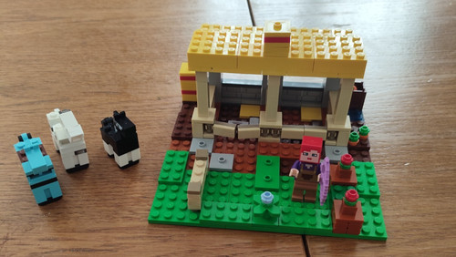 Lego minecraft 21171 - lego, horse