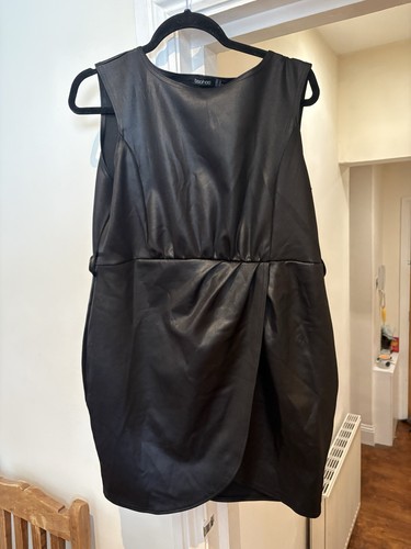 Pvc black size wet look - pvc, 18