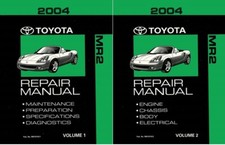 2004 Toyota MR-2 Shop Service Repair Manual Complete Set