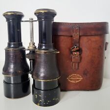 WW1 NAMED- 6th N FUS - KOSB - BINOCULARS MILITARY BRITISH ARMY IN CASE