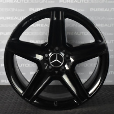 Genuine 19" AMG GLA CLA A Class Mercedes Alloy Wheels REFURBISHED VIPER BLACK x4