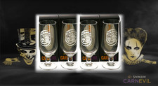 Strongbow CARNEVIL Halloween Stemmed Pint Glass New Collectable 