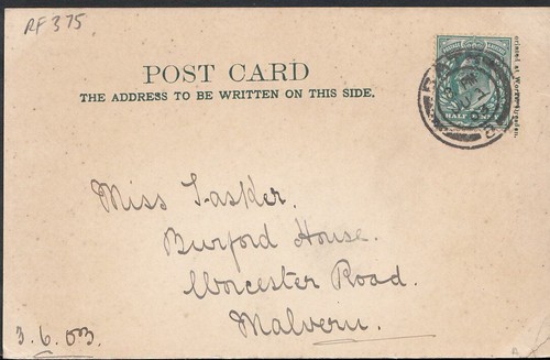 Family history postcard - family,