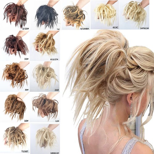 Messy bun hair piece - messy,