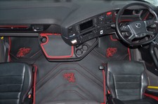 Truck eco leather floor mat - truck,