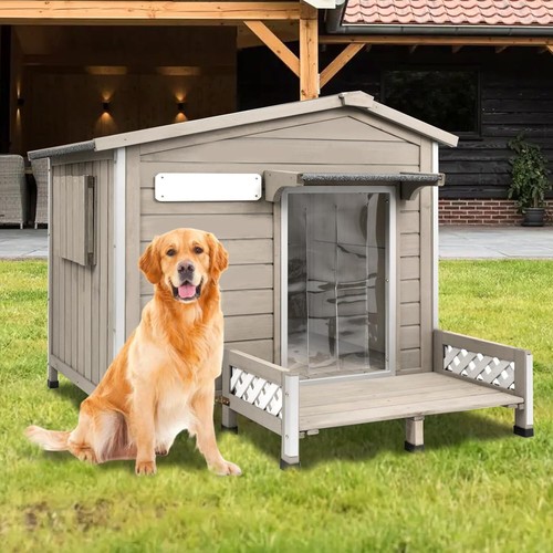 Petscosset wooden dog - 41"l,