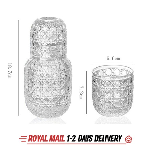 Bedside water carafe set with - set,