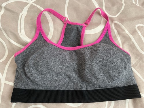 Grey and pink padded - grey, gym