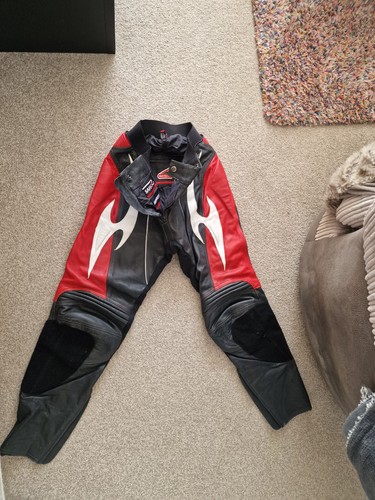 Motorcycle leather trousers - trousers, 32