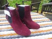 Burgundy ankle boots from Ravel New without box 36/3