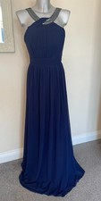 Ladies Evening Dress Size 8 Midnight Blue Pre Loved Little Mistress