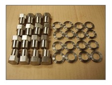 Mk1 Escort Capri Minilite RS Alloys New UNF Wheel Nuts in Stainless Steel