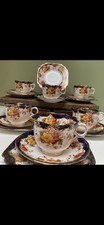 Crown Imari Style Blue Gold 18
