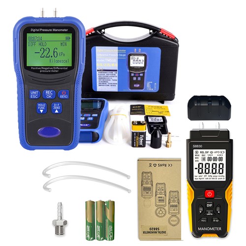 Digital manometer dual port - digital,
