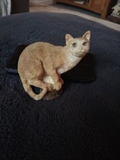 Sitting Ginger Cat Ornament.