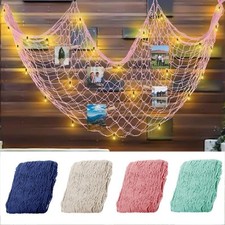 Fishing Net Decor Wall Hanging Fishnet Sea Themed Fishnet For Home Photo Display